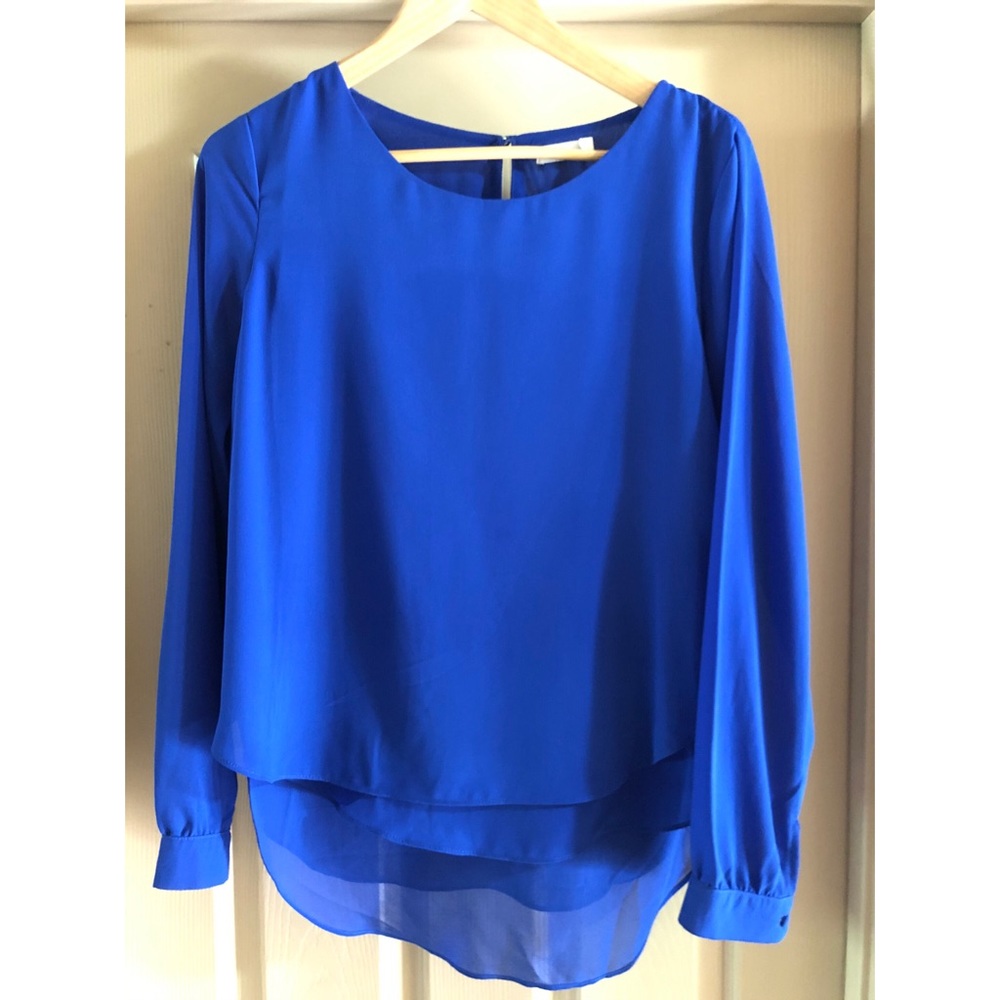 Lush | Long Sleeve Tunic Hi/Low Blouse